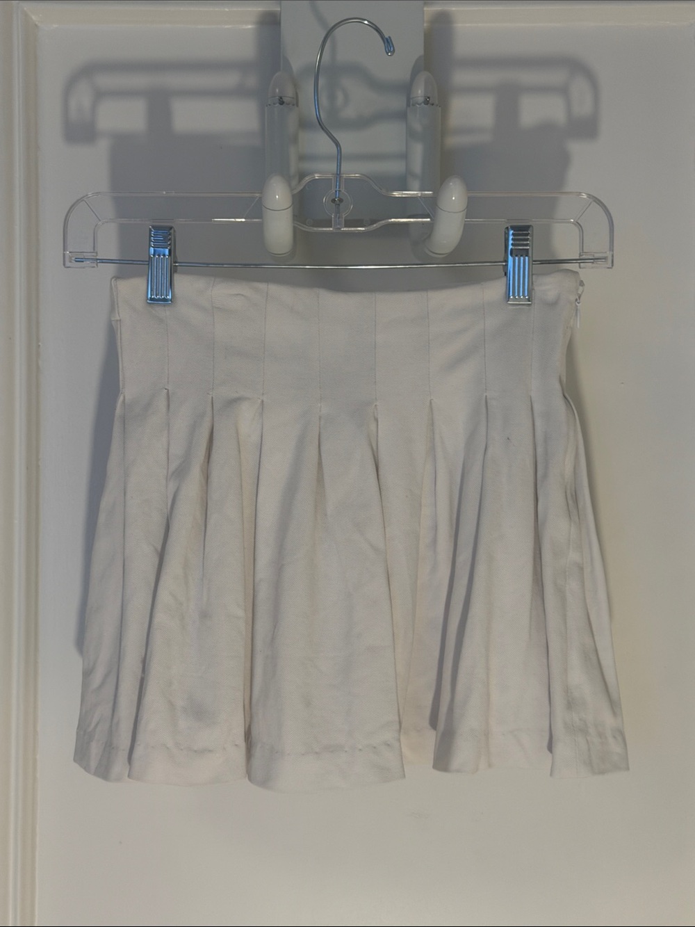 Jacadi White Pleated Girls' Skirt